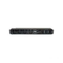 Switch de mantenimiento Bypass formato Rack 19" Regleta Schuko Lapara, rango voltaje entrada 208/220/230/240VAC