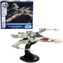 SPIN MASTER - 4D Build - MAQUETA CAZA ESTELAR T-65 ALA-X - Puzzle Star Wars 3D - Juguetes de Star Wars - Maquetas Juego Construcción - Puzzles para Adultos y Niños - 6069813 - Juguetes Niños +12 años