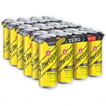 Pack 24 Tónica SCHWEPPES Zero 25cl lata