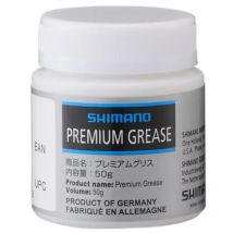SHIMANO | Grasa Premium 50grs - Es muy importante tener bien engrasada nuestra bicicleta y con la grasa premium Shimano, conseguiremos una máxima lubricación. - Repele la suciedad y el agua. - Se