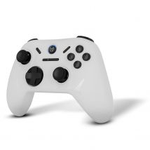 KROM KADOER— Mando Inalámbrico Bluetooth 5.0, 15 Botones, 4 niveles de Vibración dual, 187 gramos, Indicador LED nivel batería, Compatible con PC/Switch/Switch 2/iOS/Android