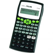 MILAN Calculadora Científica 240 Funciones Modelo 159110GRBL Verde