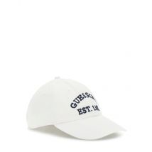 Gorra Guess Blanca Inscripción Logotivo