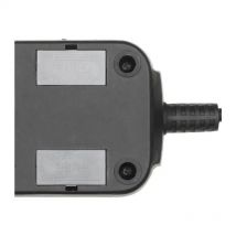 Lestar 5W LV-530WA Surge Protector, 2.5m, black with CE certificate for European use, ideal for protecting your devices.