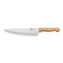 Cuchillo Chef Richardson Sheffield Artisan Madera 20CM Negro - Acero Inoxidable Alta Calidad | Mango Ergonómico | Hoja Espiga Completa | 15 Años Garantía