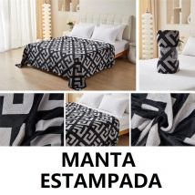Manta sedalina extra suave estampada,medidas160x220cm para cama de 90cm/105cm,100% Poliéster,cm,fespu