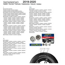 Cadenas snow y road talla L nuevo Goodyear