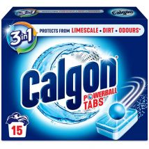 Antical para lavadora en pastillas CALGON Power 4 en 1  7cajas de 15 unidades (105 pastillas)