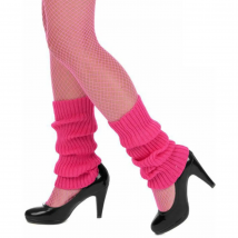 Maxia Market - 1 Par Calentadores De Piernas De Lana Invierno Mujer Talla Unica Negro y Blanco