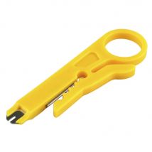 Actecom Cable Cutter Herramienta IDC Red Amarillo Mini alicate Pelacables UTP para Cable de Bolsillo portátil