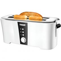 Unold 38020 Tostadora Diseño Dual Doble Disco Ranura Larga 1350W Blanco