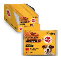 Pedigree Comida Húmeda para Perros Selección Carnes Mixtas en Salsa Multipack (4x100g)
