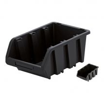 Kistenberg KTR50-S411 - Storage box for truck, 490 mm x 298 mm x 210 mm, durable plastic, stackable design with transparent lid for easy visibility, perfect as a multi compartment organizer box.