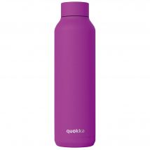 Botella Deporte Quokka Acero Inoxidable 850 ML | Termo Café y Té 24H Frio / 12H Calor - Doble Pared Hermética | Solid Purple