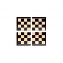 Tablero Ajedrez Divisible/Inmantando Negro Pro Series 40x40 Juegos de mesa Aquamarine Games