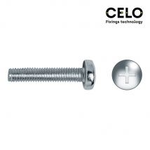 Tornillo Métrico Alomado Philips DIN/REF 7985 ø4x15mm Zincado Celo - Caja 500 Unid.