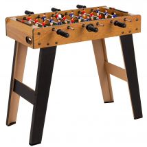 CB Games - Futbolín para niños, con patas, madera resistente, con marcadores manuales, 2-4 jugadores, distintos tamaños, futbolines, infantil, juguetes para niños de 6 años