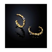 Chiara Ferragni Pendientes Mujer Cuoricino Ear.with 7mm Wh Cz+ipg 40mm De Metal Dorado