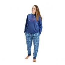 Munich-Pijama Manga Larga Invierno Cuello Redondo MU4 para Mujer