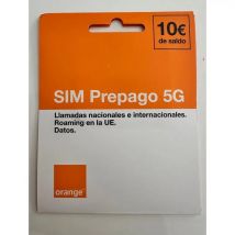 sim prepago orange 5g 10 euros