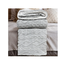 Manta Sofa de Borrego, Manta Doble Cara Franela y Sherpa, 100% Poliester, Suave y Caliente para Invierno, 130 x 160 cm/160 x 220 cm/220 x 240 cm