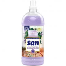 SAN Suavizante Ropa Lavadora Líquido Concentrado Recordar, Fragancia Profunda y Evocadora, Extra Suavidad y Frescura, Apto para Todo Tipo de Tejidos, Facilita el planchado