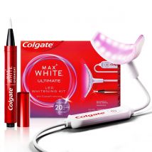 Colgate Max White Ultimate kit de blanqueamiento dental LED en casa | Sonrisa Deslumbrante con