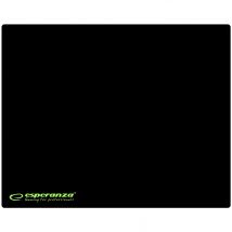 Esperanza EGP101K mouse pad, large gaming mouse pad with cloth surface, anti-slip design for office and gaming use. Ideal extended size for comfort and stability.