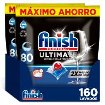 Finish Powerball ULTIMATE 160 | 240 Pastillas para Lavavajillas, Aroma Regular, Eficaz Manchas
