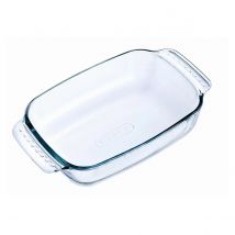 Pyrex Fuente de Vidrio Rectangular 22x13cm Resistente a Rayaduras