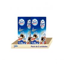 La Lechera Leche Condensada Semidesnatada – 50 Sobres de 20g | Ideal para Endulzar y Preparar Postres, Pack de 2 Unidades