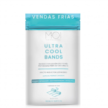 ULTRA COOL BANDS Bandas con loción efecto frio preparadas para su uso directo | Efecto reductor localizado | Especial piernas cansadas | 2 Bandas de 1 uso (15cm x 4m) M·O·I SKINCARE