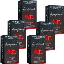 CONSUMO PREFERENTE DEL PRODUCTO ENERO 2026  120 cápsulas Descafeinado Mogorttini 6 cajas Compatibles  Nespresso