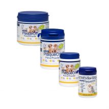 PLAQUEOFF - Pro Den (4 Tamaños) - Polvos para Perros y Gatos que Ayuda con el Mal Aliento, Sarro y Placa Dental