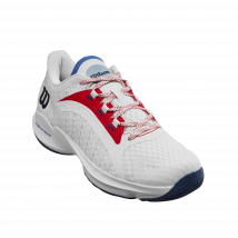 Zapatillas Wilson Hurakn Pro – Rendimiento, Comodidad y Seguridad para su pie | White/Cooling Spray o White/Wilson Red