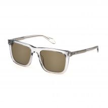 Just Cavalli Gafas de Sol SJC035 Brillantes TRANSP. Gafas Gris 54/19/145 Hombre