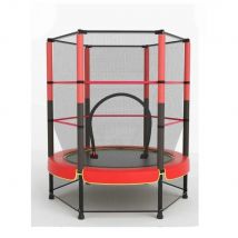 ALLINLIFE Trampolín portátil para niños de 140 cm / 160 cm,Cama elástica - trampolín 6FT, 8FT ideal para regalo de Navidad, espuma anticolisión para saltar y actividades de trampolín interior en