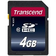 Transcend ts4gsdhc10 4gb memory card (class 10, 20mb/s)