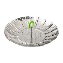 Fackelmann Cestillo Cocción Vapor acero inoxidable. Color inox. Ø13 a 24cm. 1 ud.