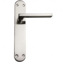 Manilla Recta HANDLOCK con Placa – Manilla de  Aluminio y Placa de Hierro