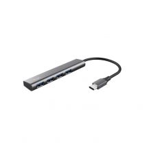 Trust Halyx USB 3.2 Gen 1 (3.1 Gen 1) Type-A 5 Mbit/s Gray