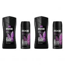 AXE EXCITE para hombre - Desodorante 2x150ml + Gel de Ducha XXL 2x 400ml