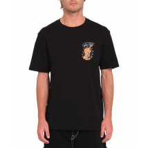 Camiseta de manga corta Volcom Santi Stoned - Black