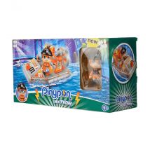 Pinypon Action- Lancha de Rescate de Policía con 1 Figurita,+ 4 años Famosa 700015050