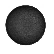 Bidasoa Plato Ensaladera Porcelana Fosil Negro Mate 25,4X 25,4X5,2CM