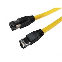 Microconnect Cable de Red CAT8.1 S/FTP 7,5m Amarillo LSZH de Alta Velocidad