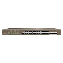IP-COM Networks G5328P-24-410W switch Gestionado L3 Gigabit Ethernet (10/100/1000) Power over Ethernet (PoE) 1U Negro
