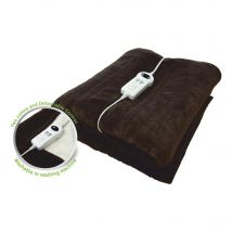 Haeger EB-162.001A manta eléctrica y almohadilla 100 W Marrón, Crema de color Vellón