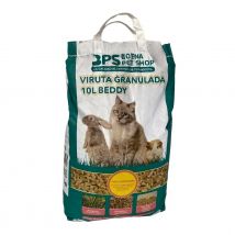BPS - Viruta Granuada Lecho higiénico ROEDORES 10L ABSORBE LIQUIDOS OLORES especialmente elavaborado para Conejos, Gatos, Roedores, Hurones y pájaros