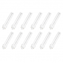 ORION91ufficiale ®   - Confezione da 6 Lampadine a Basso Consumo, T4 PL 2 Tubi, G24D-3 (2 Pin), 26W Equivalente a 120W, 1456 lumen, 4000K, Luce Bianca Neutra, Efficienza Energetica A+, 8000 Ore - 14,5